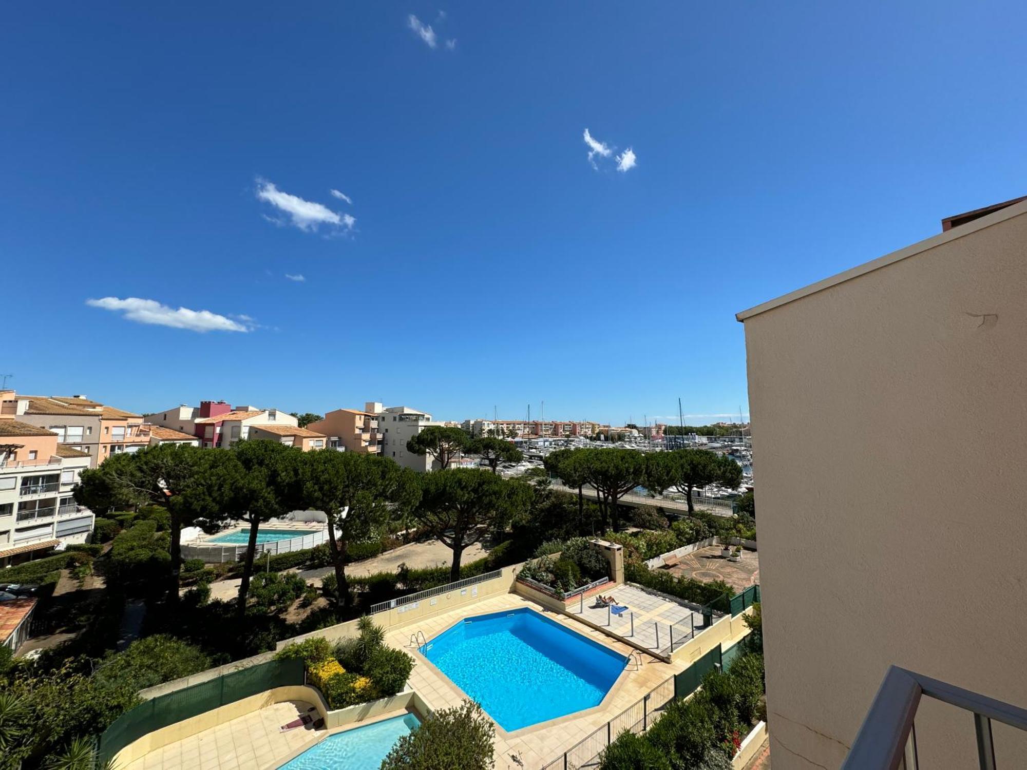 Appartement T1 Cap D'Agde Piscine Port Extérieur photo